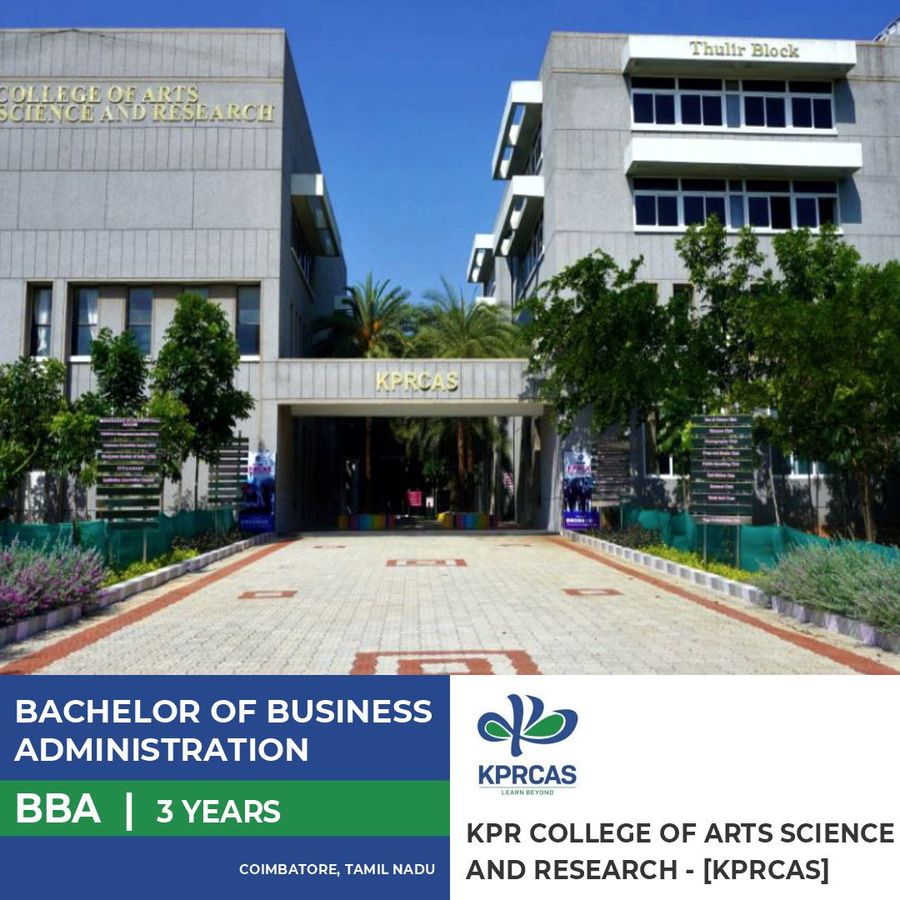 Bachelor of Business Administration [BBA] at Kpr College of Arts Science And Research , Coimbatore